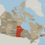Karte Manitoba